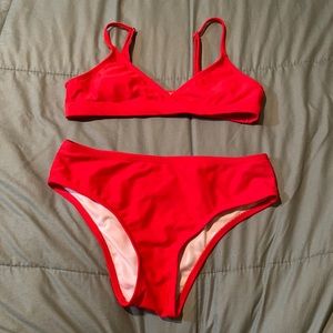Shein Red Bikini